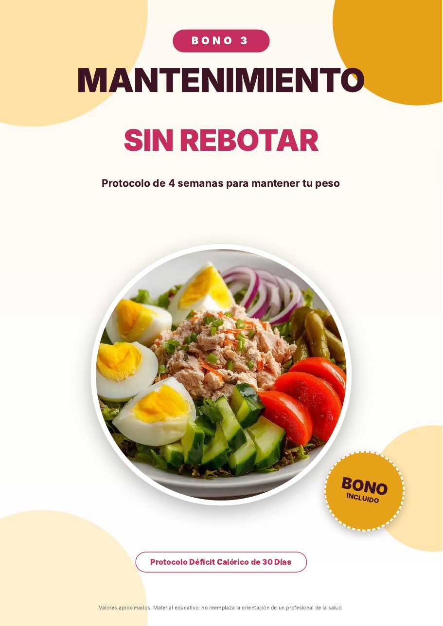 Portada del Bono #3: Mantenimiento sin rebotar